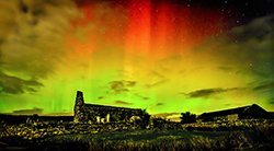 Aurora Over Kilmory Chapel
