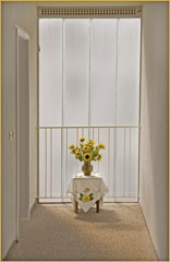 Hallway with Sunflowers